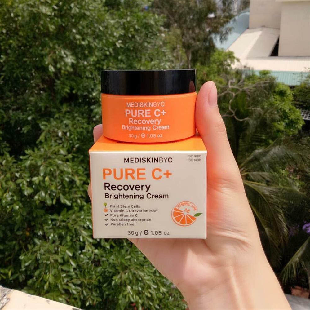 review-kem-duong-trang-da-mediskinbyc-pure-c-recovery-brightening-cream