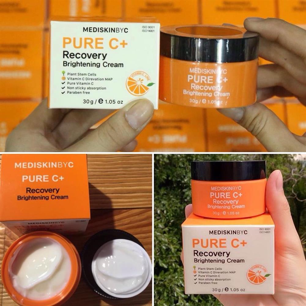 review-kem-duong-trang-da-mediskinbyc-pure-c-recovery-brightening-cream