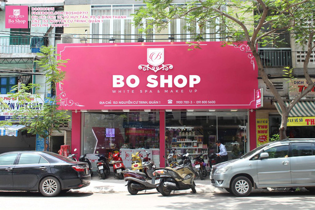 Cửa hàng BOSHOP tại địa chỉ 153 Nguyễn Cư Trinh, Quận 1, Thành phố Hồ Chí Minh