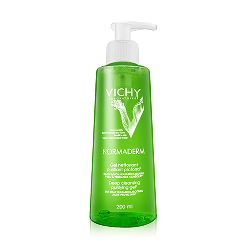 Gel Rửa Mặt Tẩy Da Chết Ngừa Mụn Vichy Normaderm 200ml