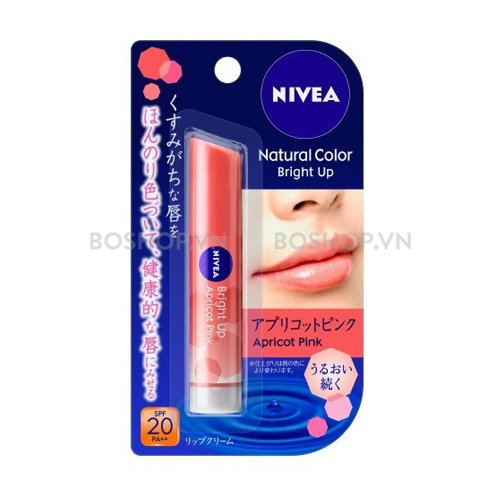 Son Dưỡng Nivea Natural Color Bright Up Apricot Pink