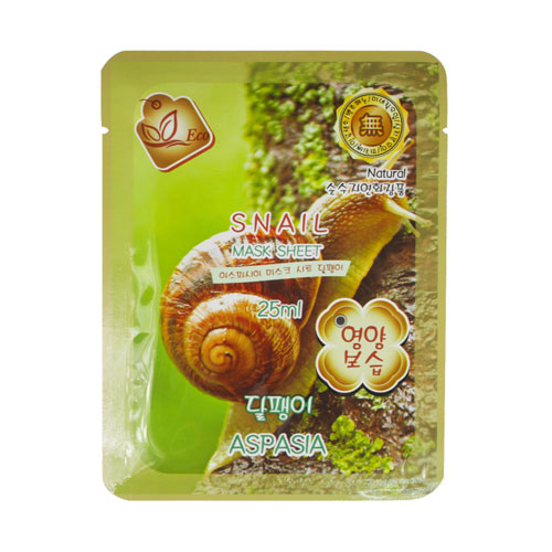 Mặt Nạ Chống Lão Hóa Aspasia Snail Facial Mask