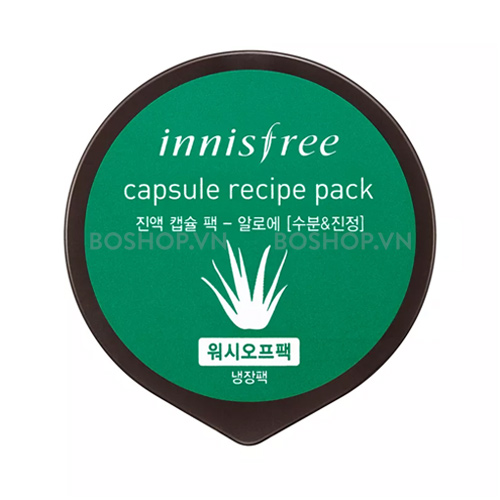 Mặt Nạ Innisfree Capsule Recipe Pack Aloe 10ml