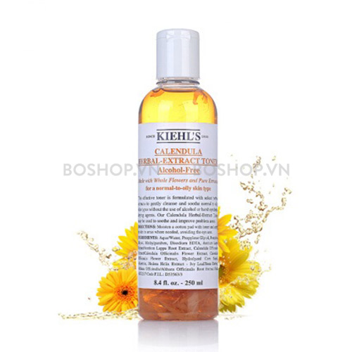 Nước Hoa Hồng Hoa Cúc Kiehl's Calendula Herbal Extract Toner Alcohol Free 250ml