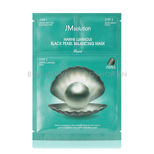 Mặt Nạ Giấy JM Solution Marine Luminous Black Pearl Mask