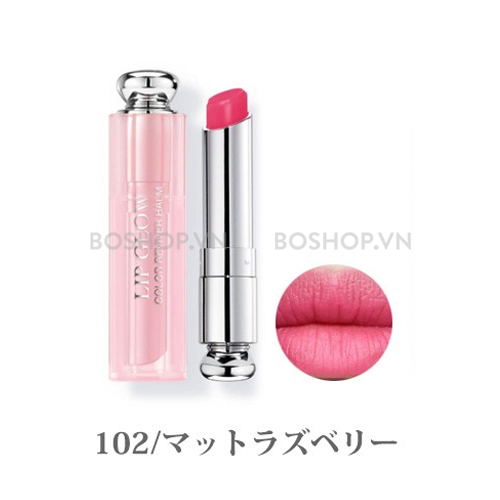 Mua Son Dưỡng Dior Màu Hồng Tím Addict Lip Glow 102 Matte Raspberry chính  hãng Son dưỡng cao cấp Giá tốt