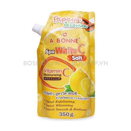 Muối Tắm Sữa Tẩy Tế Bào Chết A Bonné Spa White C Salt 350gr