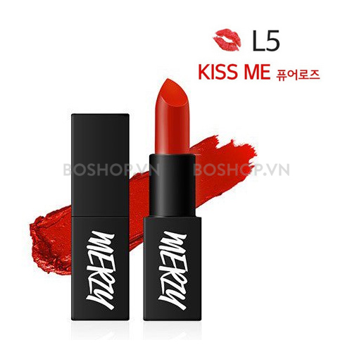 Son Lì Merzy Another Me The First Lipstick #L5 Kiss Me