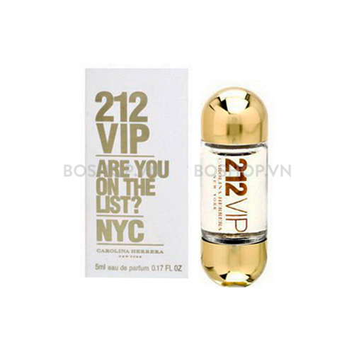 212 VIP by Carolina Herrera - mini 5ml / 0.17fl.oz. Eau De Parfum