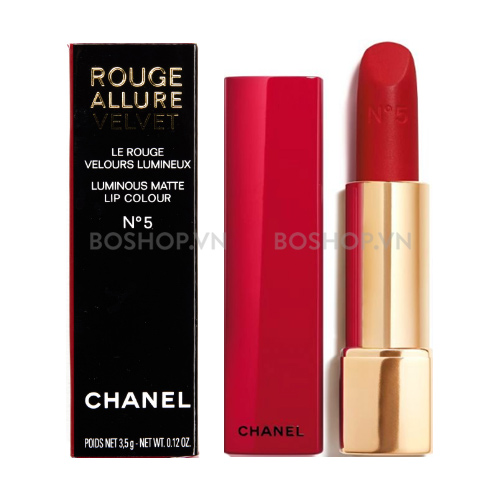 Son High End Chanel Rouge Allure Velvet N°5 Red