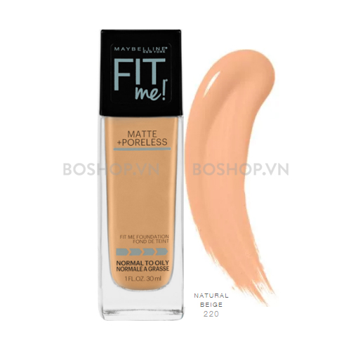 Kem Nền Maybelline Fit Me Matte + Poreless No.220