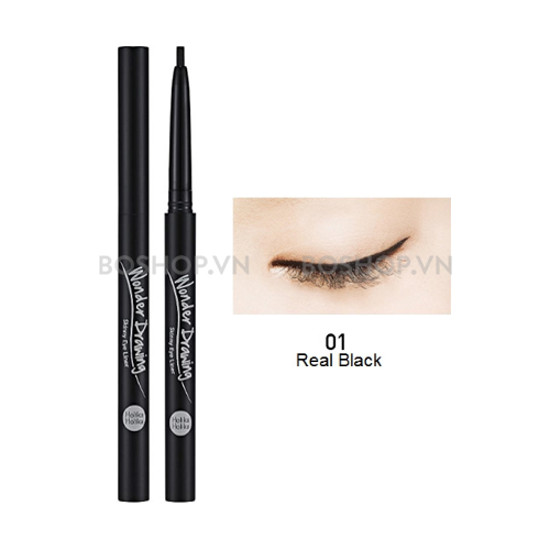 Kẻ Mắt Holika Holika Wonder Drawing Skinny Eye Liner 01