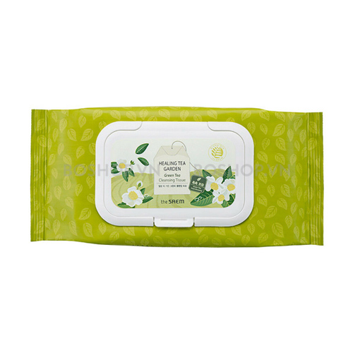 Khăn Giấy Tẩy Trang The Saem Green Tea 60 Tờ