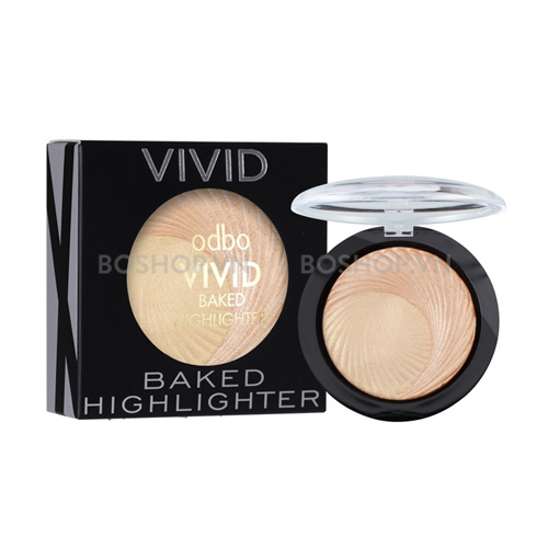 Phấn Bắt Sáng Odbo VIVID Baked Highlighter OD106 #03