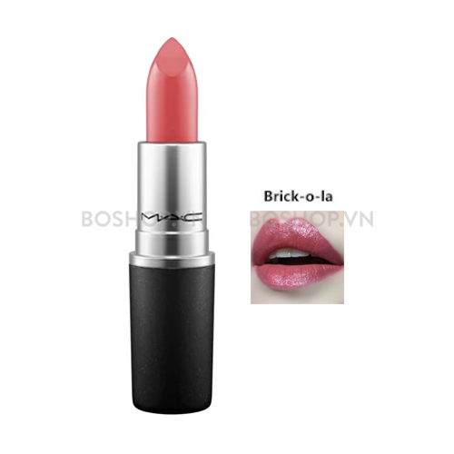 Son Lì MAC Amplified Creme Lipstick Brick Ola