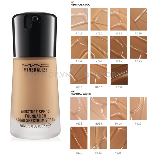 Mua Kem Nền MAC Mineralize Moisture SPF 15 Foundation 30ml giá 720,000 trên Boshop.vn