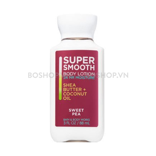 Dưỡng Thể Bath Body Works Super Smooth Sweet Pea 88ml