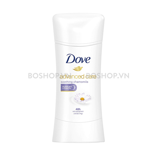 Lăn Khử Mùi Dove Soothing Chamomile 48h 74g