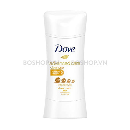 Lăn Khử Mùi Dove Cleartone Sheer Touch 48h 74g