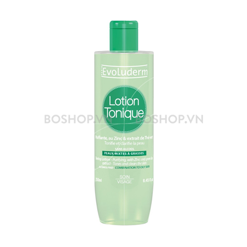 Toner Cho Da Dầu Evoluderm Lotion Tonique 250ml (Pháp), giá 85k