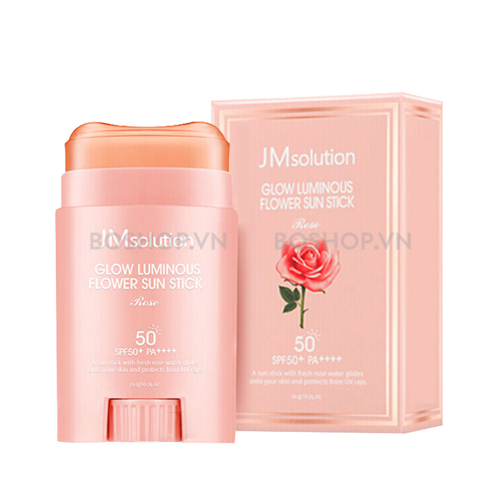 Chống Nắng JM Solution Glow Luminous Rose 21g, giá 180k