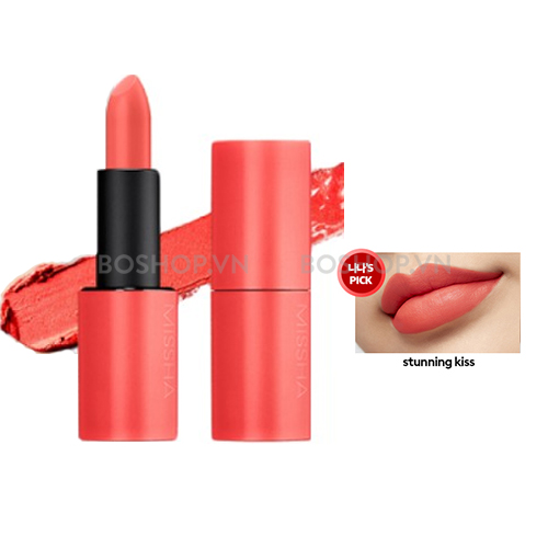 Son Lì Missha Dare Rouge Stunning Kiss 3.5g, xuất xứ Hàn Quốc, giá 250k.