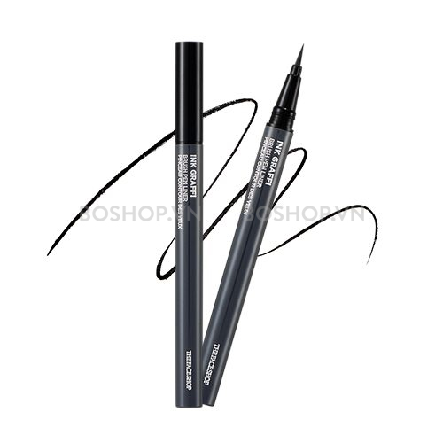 Kẻ Mắt The Face Shop Ink Graffi Brush Pen Liner 0, xuất xứ Hàn Quốc