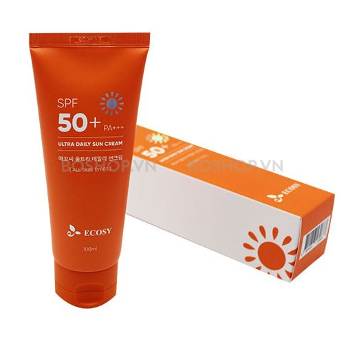 Chống Nắng Ecosy Ultra Daily Sun Cream SPF 50 (Hàn Quốc), giá 110k