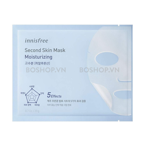 Mặt Nạ Innisfree Second Skin Mask Moisturizing 20g