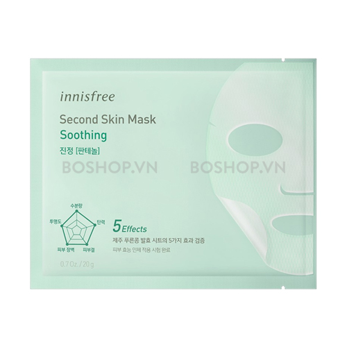 Mặt Nạ Innisfree Second Skin Mask Soothing 20g