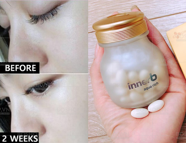 vien-uong-cj-innerb-aqua-rich-bo-sung-collagen-va-cap-nuoc-nuoi-duong-da-khoe-dep
