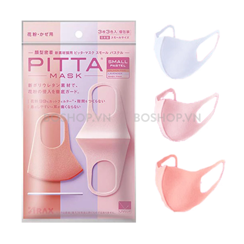 Khẩu Trang Nhật Bản Arax Pitta Mask Pastel 3 Cái