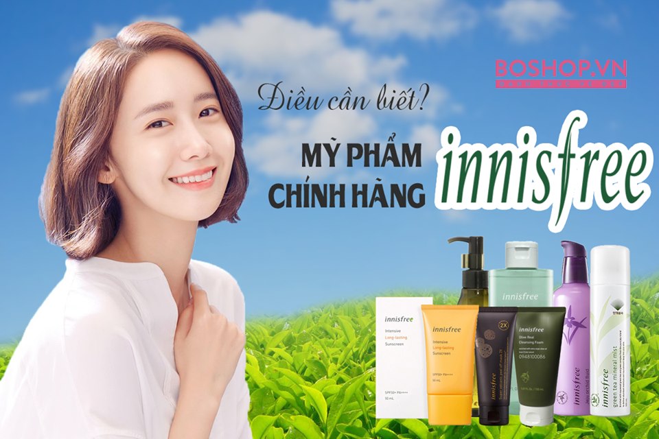 Những điều bạn chưa biết về bộ mỹ phẩm chính hãng innisfree?