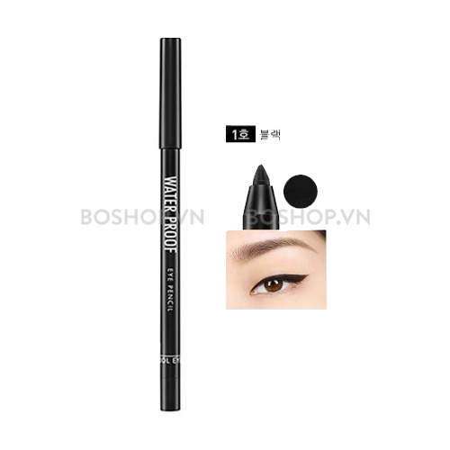 Chì Kẻ Mắt Aritaum Idol Waterproof Eye Pencil 01