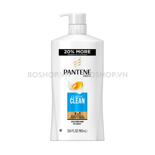 Dầu Gội Xả Pantene Pro-V Classic Clean 2 In 1 900ml