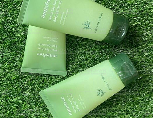 Mua Tẩy Da Chết Innisfree Green Tea Pure Body Gel Scrub 150ml giá 150,000  trên Boshop.vn