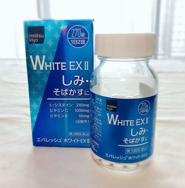 vien-uong-trang-da-tri-nam-matsukiyo-white-ex-ii-270-vien-cua-nhat-ban