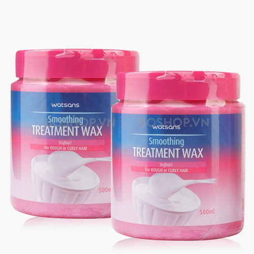 Mua Kem Ủ Tóc Óng Mượt Watsons Smoothing Treatment Wax Yoghurt 500ml giá 195,000 trên Mua Kem Ủ Tóc Óng Mượt Watsons Smoothing Treatment Wax Yoghurt 500ml giá 195,000 trên