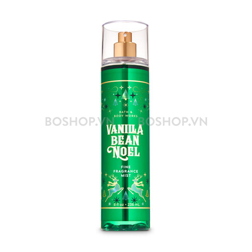 Xịt Thơm Bath & Body Works Vanilla Bean Noel 236ml