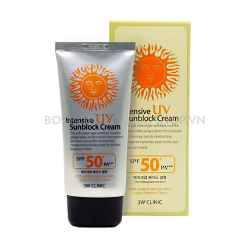 chong-nang-3w-clinic-intensive-uv-sunblock-cream-70ml-gia-60-000-vnd