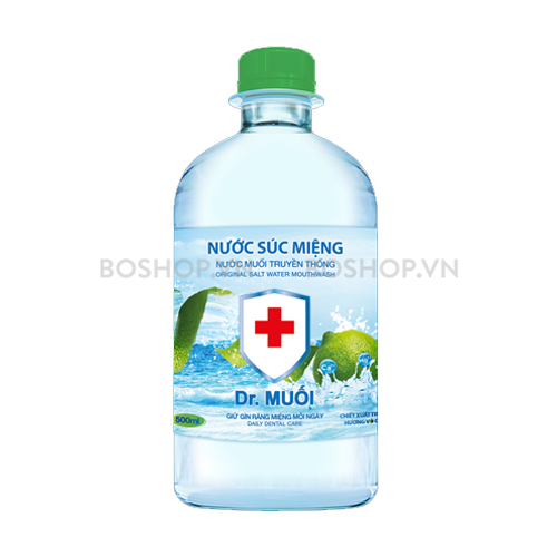 Nước Súc Miệng Dr. Muối Hương Vỏ Chanh 500ml