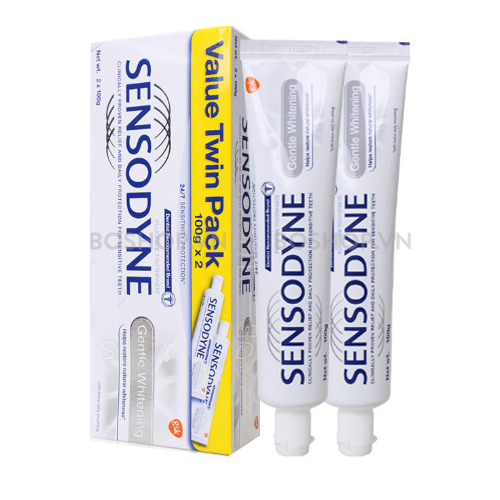 Kem Đánh Răng Sensodyne Gentle Whitening 100g x 2