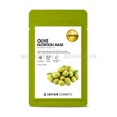 Mặt Nạ Giấy JayJun Olive Nutrition Mask 20ml