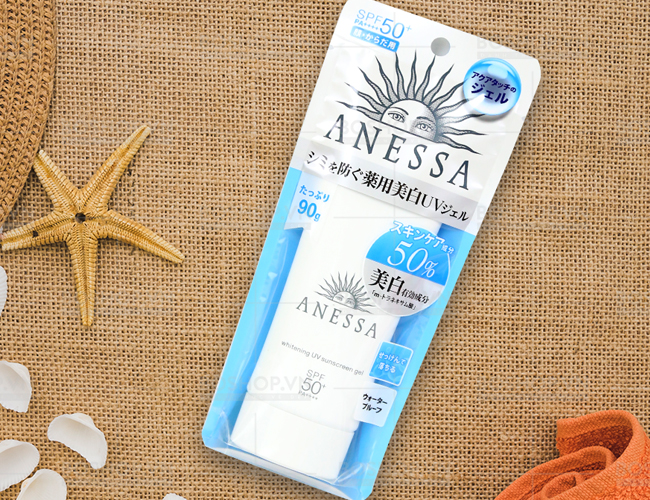 Gel chống nắng dưỡng trắng Anessa SPF 50+ 