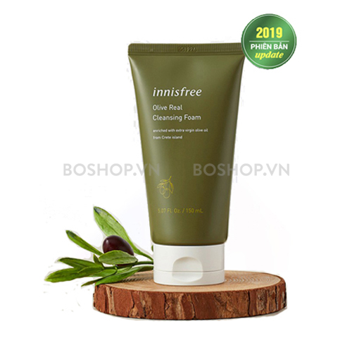 Sữa Rửa Mặt Dưỡng Da Khô Innisfree Olive Real 150ml