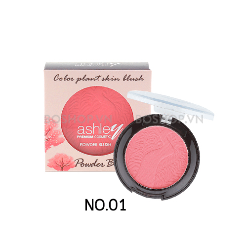 Phấn Má Hồng Ashley Color Plant Skin Blush A271 No.01