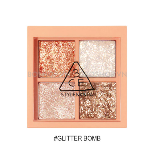 Bảng Màu Mắt 4 Ô 3CE Glitter Bomb