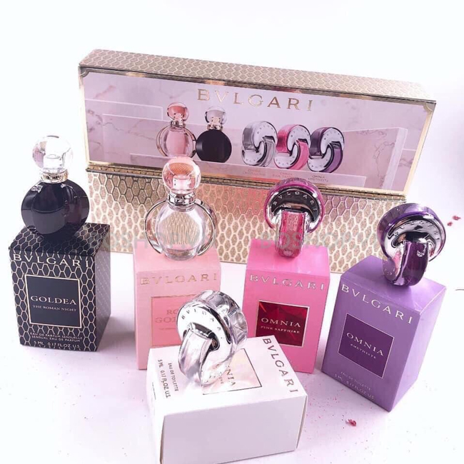 Mua Gift Set 5 Chai Nước Hoa Nữ Bvlgari Mini Giá 950,000 Trên Boshop.Vn