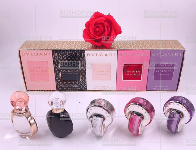 Mua Gift Set 5 Chai Nước Hoa Nữ Bvlgari Mini Giá 950,000 Trên Boshop.Vn