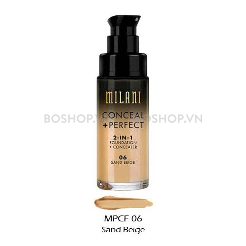 Kem Nền Che Khuyết Điểm Milani Conceal Perfect 2-in-1 06